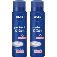Kit Desodorante Aerossol NIVEA Protect & Care 150ML - 2 Unidades, Nivea, Pacote De 2 na Amazon