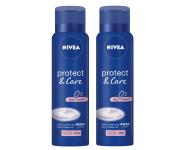 Kit Desodorante Aerossol NIVEA Protect & Care 150ML – 2 Unidades na Amazon