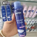 Kit Desodorante Aerossol NIVEA Protect & Care 150ML – 2 Unidades na Amazon