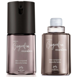 Kit Desodorante Corporal Biografia Assinatura Masculino com Refil - 100ml na Natura