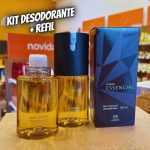 Kit Desodorante Corporal Essencial Masculino Refil na Natura