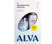 Kit Desodorante Natural – Alva – Cristal Natural e spray lavanda na Amazon
