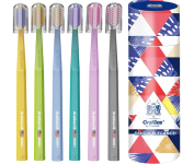 Kit Escova de Dentes Premium – 6 unidades, Cerdas Ultra Macias, com Protetor de Cerdas na Amazon