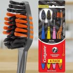 Kit Escova Dental – Colgate ZigZag Carvão – 4 unidades na Amazon