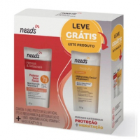 Kit Facial Needs Protetor Solar FPS 70 40g + Hidratante 50g na Drogasil