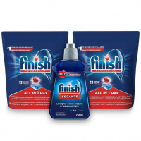 Kit Finish 2 Detergente Power Ball 13 Tabs + Secante Lava Louça 250mL na Amazon
