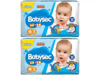 Kit Fraldas Babysec Ultrasec Galinha Pintadinha – Tam. M 5 a 9,5kg – 2 Pacotes com 72 Unidades Cada na Magazine Luiza