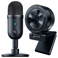 Kit Gamer Razer Streaming Starter Kit Kiyo X, Seiren Mini Bundle,US Target Packaging - RZ88-03450100-B3U1 na KaBuM!