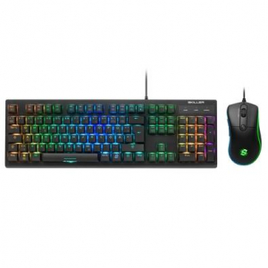 Kit Gamer Sharkoon RGB Teclado Shark Skiller Switch Red ABNT2 + Mouse SGM2 6400 DPI - SGB30-RED na KaBuM!
