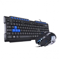 Kit Gamer Vinik VX Gaming Grifo - Teclado, ABNT2, Preto/Azul + Mouse, LED Azul na KaBuM!
