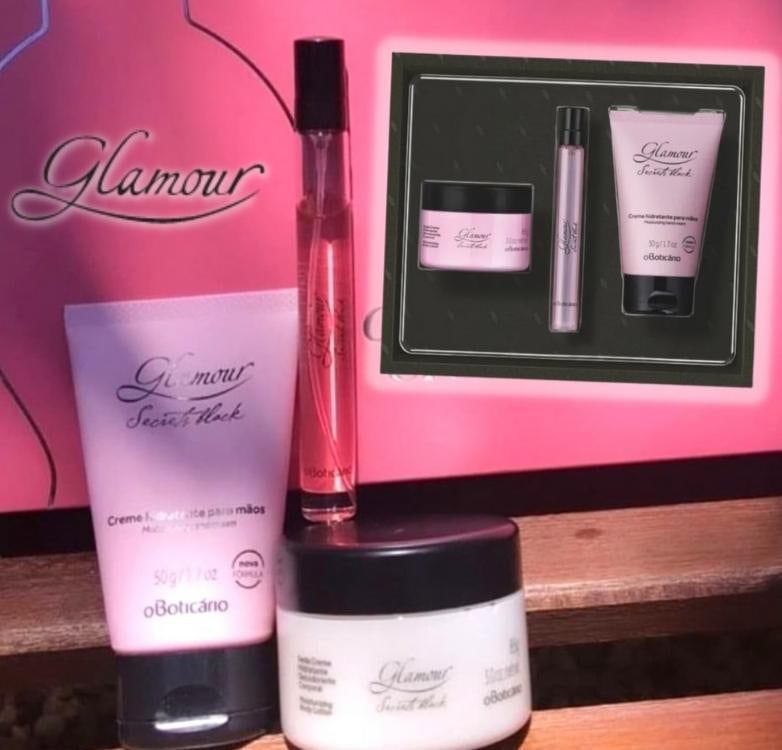 Kit Glamour Secrets Black na oBoticário