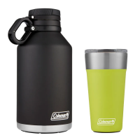 Kit Growler E Copo Térmico Com Tampa 600ml Light Green na Coleman