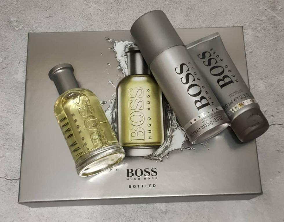 Kit Hugo Boss Bottled – Hugo Boss Bottled EDT 100ml + Shower Gel 100 ml + Desodorante Spray 150 ml na Amazon