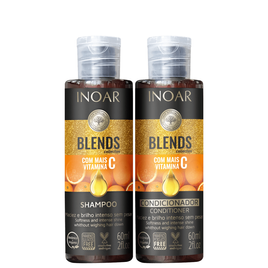 Kit Inoar Blends Mini Duo - Shampoo 60ml + Condicionador 60ml na The Beauty Box