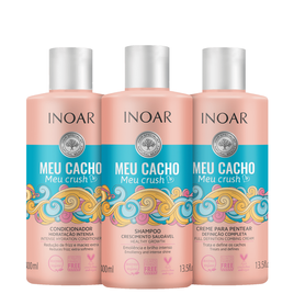 Kit Inoar Meu Cacho, Meu Crush Trio (3 Produtos) na The Beauty Box