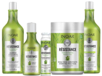 Kit Inoar Résistance Fibra de Bambu Shampoo e Condicionador Litro Máscara Hidratante Mega Dose Leave In Força e Brilho na Magazine Luiza
