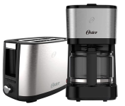 Kit Inox Cafeteira 0,75L e Torradeira Oster – 220V na Amazon