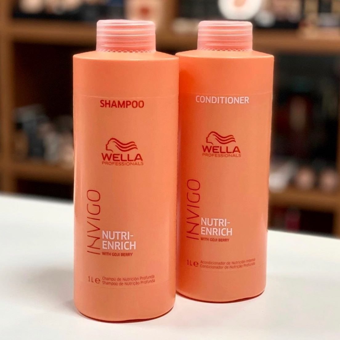 Kit Invigo Nutri Enrich Shampoo e Condicionador 1L – Wella Professionals na Magazine Luiza
