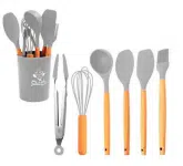 Kit Jogo de Utensilios Para Cozinha Colher Pegador – 7 peças na Magazine Luiza