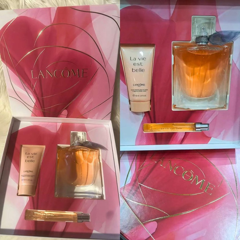 Kit Lancôme Com La Vie Est Belle Eau De Parfum 100ml + Creme Corporal La Vie Est Belle 50ml + Mini La Vie Est Belle Eau De Parfum 10ml na Amazon