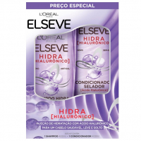 Kit L'Oréal Paris Elseve Shampoo 400ml + Condicionador 400ml Elseve Hidra Hialurônico na Amazon