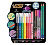 Kit Lettering BIC, Brush Pens, Pincel Marcador + Intensity Ponta Fina + Intensiy Ponta Média + Lápis Pretos na Amazon