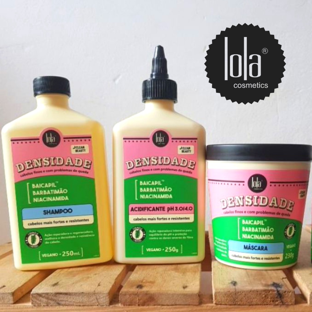 Kit Lola Densidade: Shampoo + Acidificante + Máscara na Amazon