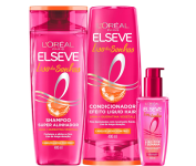 Kit L’Oréal Paris Elseve Liso dos Sonhos: Shampoo, Condicionador e Sérum na Amazon