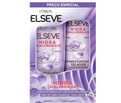 Kit L’Oréal Paris Elseve Shampoo 400ml + Condicionador 400ml Elseve Hidra Hialurônico na Amazon