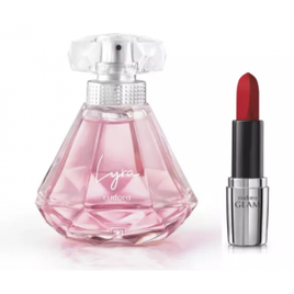 Kit Lyra Colônia Desodorante 75ml + Batom Glam Lyra Vermelho 3,5g - Eudora na Eudora