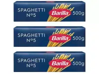 Kit Macarrão Spaghettini Grano Duro Barilla Seco – n.5 500g – 3 Unidades na Magazine Luiza