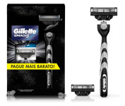 Kit Mach3 Carbono 1 Cabo + 2 Refis Lâminas e Aparelhos de Barbear na Amazon