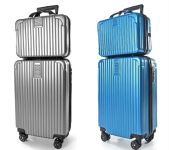 KIT MALA DE VIAGEM BORDO + FRASQUEIRA CANCUN Cor:Cinza na Amazon