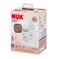 Kit Mamadeiras NUK Perfect Match Com Controle De Temperatura - Fluxo Médio na Amazon