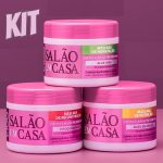 Kit Máscara Cronograma Nutrição Hidratação e Reconstrução Eico Salão Em Casa Tratamento Capilar na Amazon