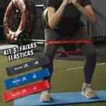 Kit Mini Band Muvin – Faixas Elásticas Circulares Com 3 Tensões – Diferentes Intensidades de Resistência – Elásticos Para Musculação – Exercícios – Força – Treino Funcional – Academia – Ginástica na Amazon