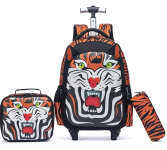 Kit Mochila Escolar Infantil Tigre Moderno Resistente na Amazon