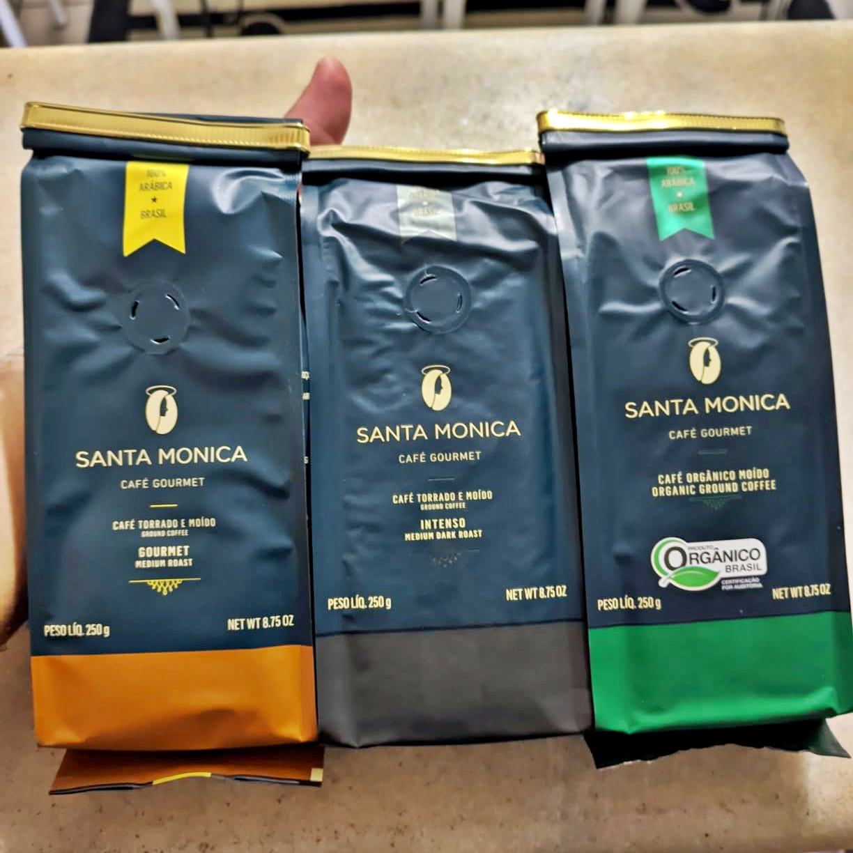 KIT MOIDOS 3 UNI DE CAFÉ SANTA MÔNICA 250G na Amazon
