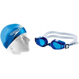 Kit Natação Infantil Speedo Óculos e Touca Jr. Swim na Amazon