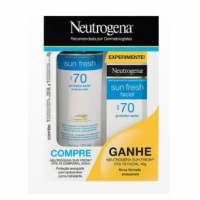Kit Neutrogena Sun Fresh Protetor Solar Corporal FPS70 200ml + Facial FPS70 40g na Drogaria São Paulo