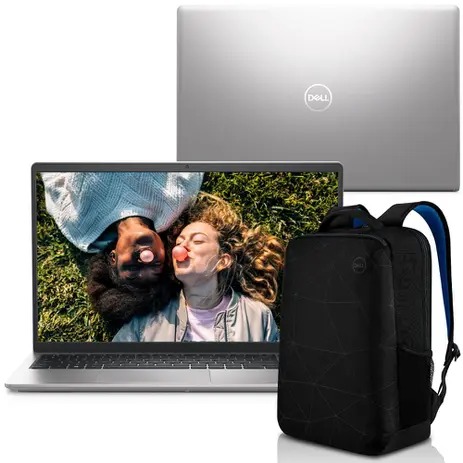 Kit Notebook Dell Inspiron 15 3000 a0500-MM10SB 15.6″ FHD AMD Ryzen 5 8GB 256GB SSD Windows 11 Prata + Mochila na Magazine Luiza