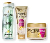 Kit Nutrição Pantene PRO-V Bambu Nutre & Cresce, Shampoo, Condicionador e Máscara Capilar na Amazon