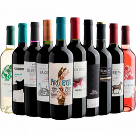 Kit Oferta Fantástica: 10 Vinhos 750ml por R$25,90 Cada Garrafa na Evino