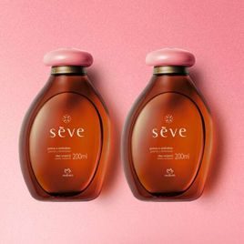 Kit Óleo Desodorante Corporal Sève Peônia e Amêndoas 200ml Cada - Natura na Natura