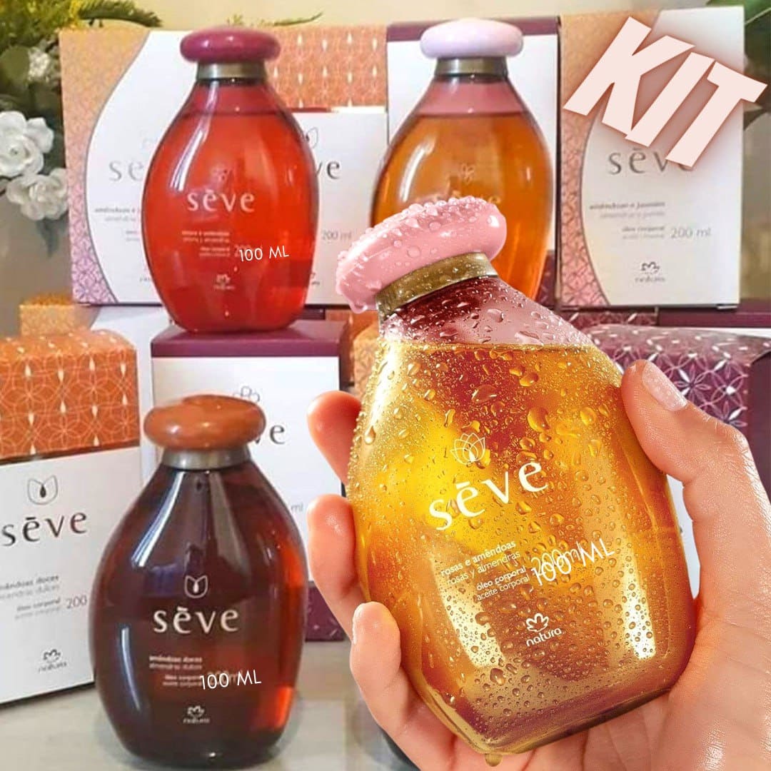 Kit Óleo Desodorante Corporal Sève na Natura