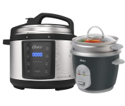 Kit Panela de Pressão + Panela Elétrica de Arroz – Oster – 220V na Amazon