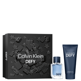 Kit Perfume Defy Calvin Klein Masculino EDT 50ml + Gel de Banho 100ml na The Beauty Box