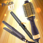 Kit Philco PKT3200 Prancha, Escova e Cacheador Biv na Amazon