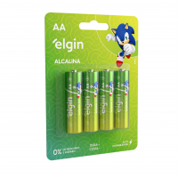 Kit Pilhas Alcalinas Com 4x AA Elgin, Elgin, Baterias na Amazon