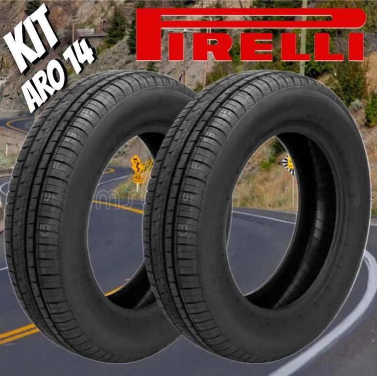 Kit Pneu Aro 14” Pirelli 175/65R14 82H – P400 EVO 2 Unidades na Magazine Luiza